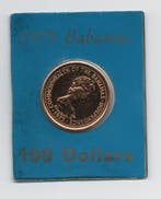 Bahamas. Elizabeth II. 100 Dollars 1975