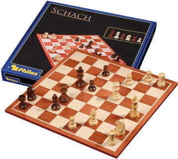 Schaakset (40x40 cm) | Philos - Gezelschapsspellen, Hobby en Vrije tijd, Verzenden, Nieuw