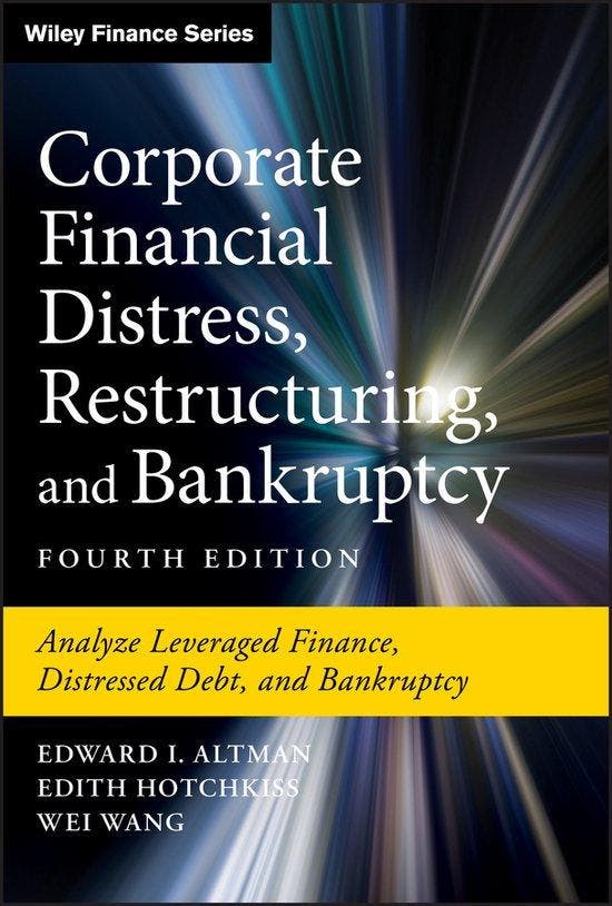 9781119481805 Corporate Financial Distress, Restructuring..., Boeken, Informatica en Computer, Nieuw, Verzenden