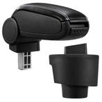 Armsteun Seat Ibiza 6J vf 2008 kunstleer zwart met wit stiks, Verzenden, Nieuw