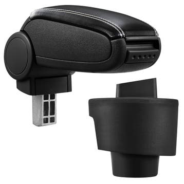 Armsteun Seat Ibiza 6J vf 2008 kunstleer zwart met wit stiks, Verzenden, Nieuw