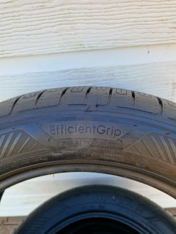 215/55/18 95T Goodyear demo banden, Auto-onderdelen, Banden en Velgen, Ophalen, 18 inch, 215 mm, Nieuw