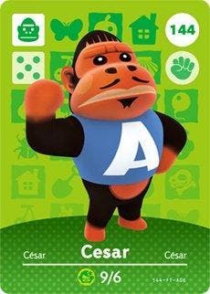 Amiibo Cesar #144 - Series 2, Spelcomputers en Games, Spelcomputers | Nintendo Consoles | Accessoires, Zo goed als nieuw, Verzenden