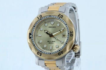 Seiko - SCUBA 200M MENS QZ 5H25-6000 - Zonder minimumprijs -