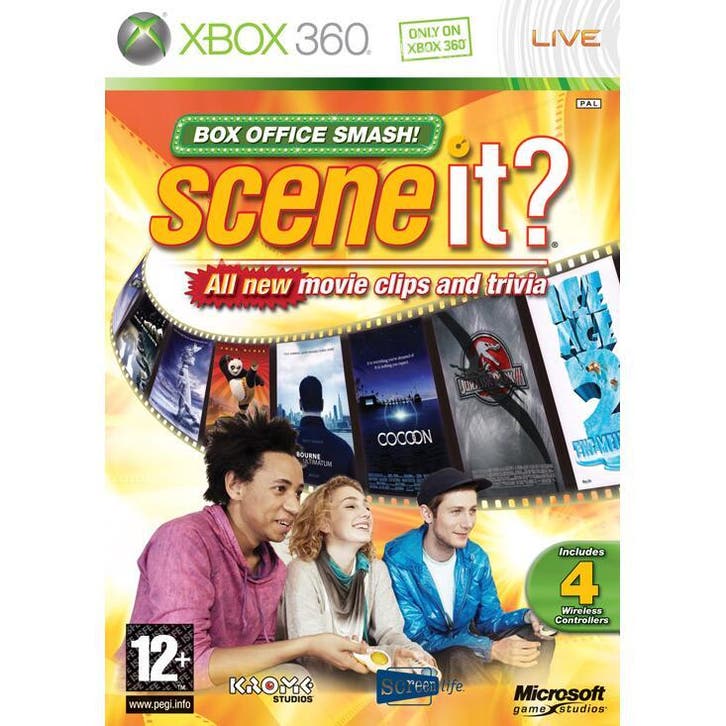 Xbox 360 Scene It? Box Office Smash, Spelcomputers en Games, Games | Xbox 360, Zo goed als nieuw, Verzenden