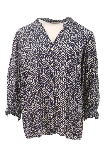 Only Carmakoma Blouse in maat 46 Blauw, Kleding | Dames, Only Carmakoma, Verzenden, Zo goed als nieuw, Blauw