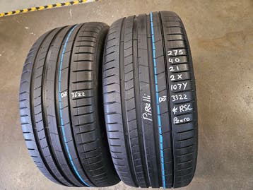 275/40/21 107Y PIRELLI PZERO *RSC D22 6,5MM PROFIEL, Ophalen, Gebruikt, 275 mm, 21 inch