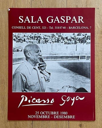 Anonymous - Sala Gaspar - Picasso Goya - Jaren 1980, Antiek en Kunst, Kunst | Tekeningen en Foto's