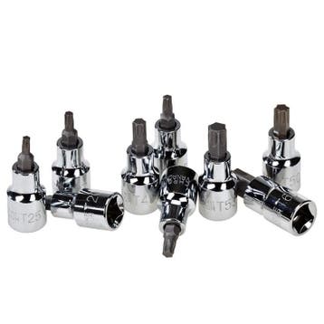 Torx doppenset 9 delig met 1/2 aansluiting, Ophalen of Verzenden, Nieuw