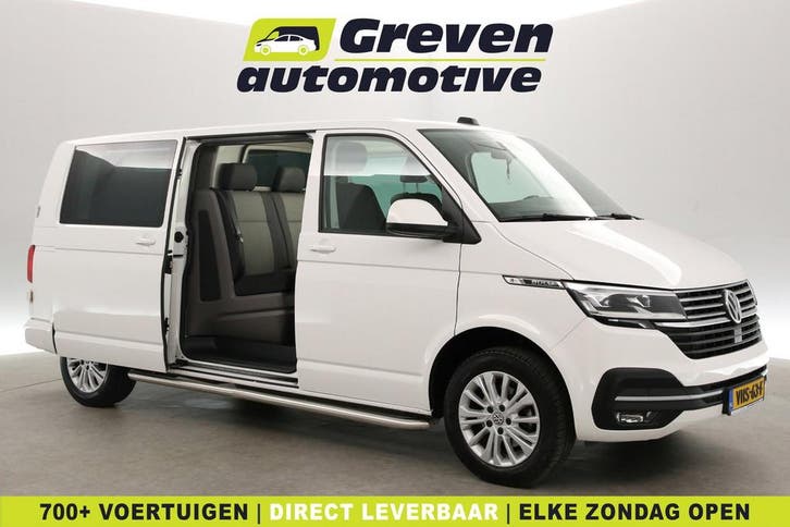 Volkswagen Transporter 2.0 TDI L2H1 Bulli 150PK  Aut., Auto's, Bestelauto's, Te koop, Automaat, Diesel, Wit, Volkswagen, Verzenden