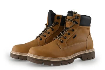 S.oliver Veterboots in maat 42 Cognac, Overige kleuren, Verzenden, Boots, Zo goed als nieuw