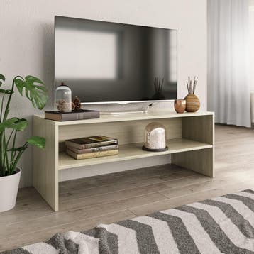 vidaXL Tv-meubel 100x40x40 cm bewerkt hout sonoma, 100 tot 150 cm, Verzenden, Nieuw, Minder dan 100 cm