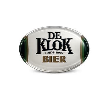 Ovale taplens De Klok plat, Ophalen of Verzenden