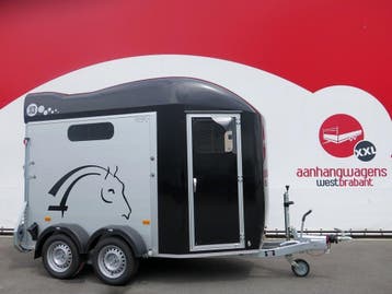Een 2-paards paardentrailer vanaf €143 per maand leasen?, Ophalen of Verzenden, Nieuw, Aluminium, 2-paards trailer