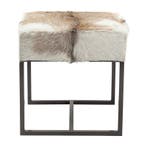 *WOONWINKEL* Kare Design Country Life Vierkante Hocker Geit, Verzenden, Nieuw, Leer