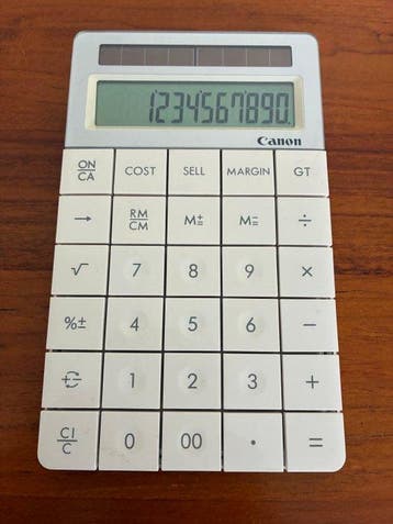 Canon X-Mark I Solar Executive Calculator - Computer, Nieuw