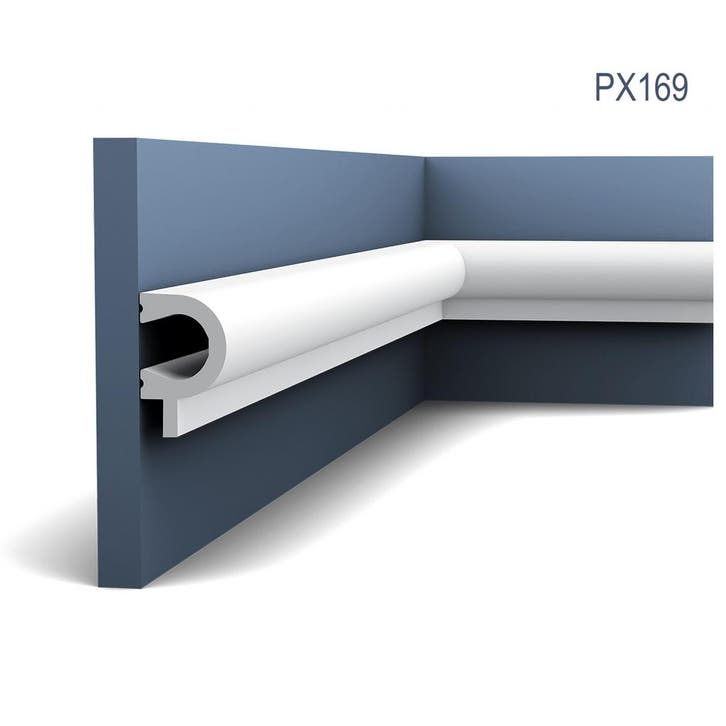 Origineel Orac Decor PX169 AXXENT Wandlijst Afsluitlijst, Doe-het-zelf en Verbouw, Plinten en Afwerking, Nieuw, Verzenden