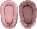 MamaLoes Teddy Boucle Roze Omkeerbaar Babynest, Verzenden, Nieuw