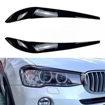 Koplampspoilers | geschikt voor BMW | X3 14-17 5d suv F25 LC, Auto diversen, Tuning en Styling, Verzenden