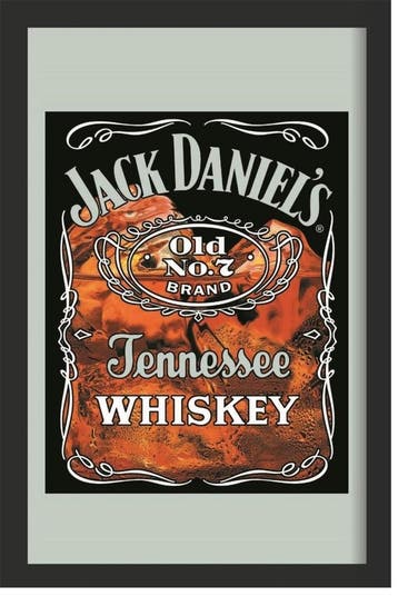 Jack Daniels Tennessee whiskey  old no. 7 spiegel, Ophalen of Verzenden, Nieuw