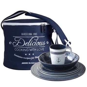 Scheepsservies set Sailor Soul 16-delig, Ophalen of Verzenden, Nieuw