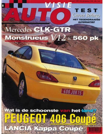 1997 AUTOVISIE MAGAZINE 08 NEDERLANDS, Nieuw, Author