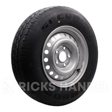 Wiel 14 inch 185R14C 5 gaats 900kg SECURITY, Ophalen of Verzenden, Nieuw