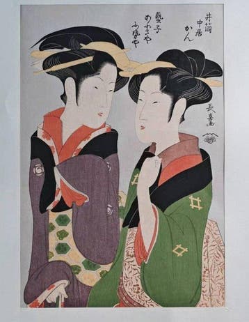 Decoratief ornament - Japanse Ukiyo-e-prent