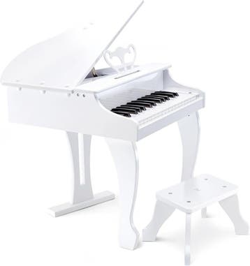 Hape Kinderpiano Wit 30 toetsen | Retourdeal 43% Korting, Ophalen of Verzenden, Nieuw, Elektronica, Met geluid