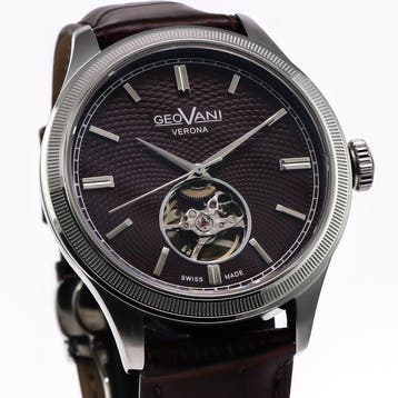 GEOVANI - Verona Open-Heart Swiss Automatic Watch -, Nieuw