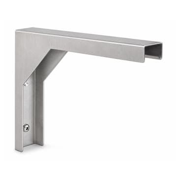 RVS (Inox) vaste wandsteun voor wandplank, Ophalen of Verzenden