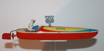 Arnold - Speedboat 2050 + originele sleutel - Opwindbaar