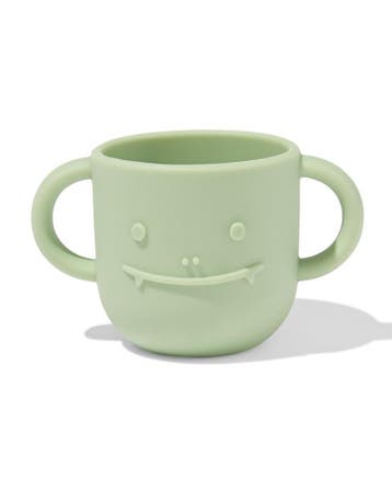 HEMA Kinderbeker 150ml siliconen monster groen 2+2 gratis, Verzenden, Nieuw