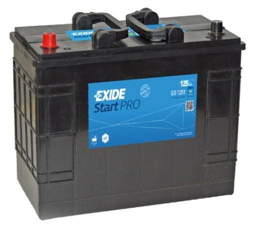 Exide Start PRO accu | EG1251 | 12V 125Ah, Auto-onderdelen, Accu's en Toebehoren, Ophalen of Verzenden