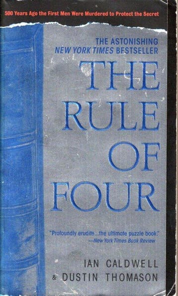 The Rule Of Four - Caldwell 9780440241355, Verzenden, Gelezen, Caldwell