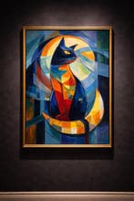 Kiri Aguilera (1982) XL 130 x 100 cm - Gato Cósmico en