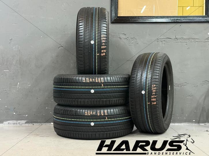 245/50/19 105W RSC Michelin zomerbanden 6,2/5,8mm profiel 4X, Auto-onderdelen, Banden en Velgen, 19 inch, Erkend duurzaam, Zomerbanden