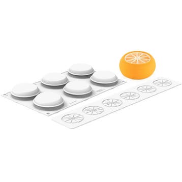 Silikomart Siliconen Bakvorm Citroenschijf (6) Ø7cm Set/3, Hobby en Vrije tijd, Taarten en Cupcakes maken, Verzenden, Nieuw