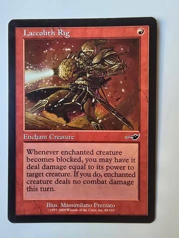 LACCOLITH RIG (NEMESIS) (88/143) (MTG) (TRADING CARD), Verzenden, Gebruikt
