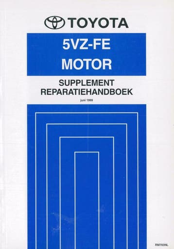 1999 Toyota Landcruiser 5VZ-FE supplement Reparatiehandboek, Verzenden