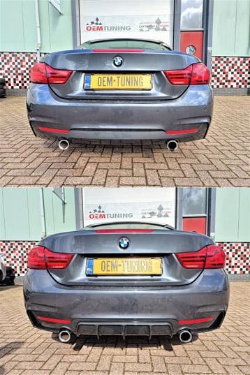 M-Performance Style Diffuser F32/F33/F36 | 4 serie Carbon, Nieuw, Ophalen of Verzenden, Achter, Bumper
