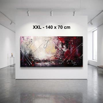 Monika Spiewak - Abstract - Oil Painting Stretched On The