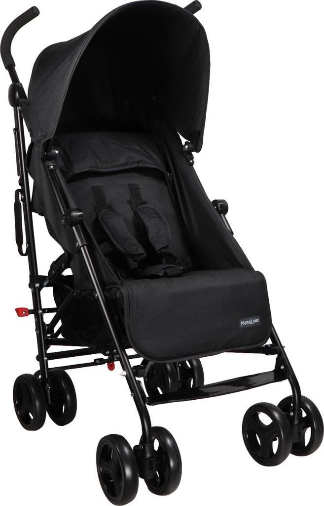 MamaLoes Loek Zwart Multistanden Buggy, Kinderen en Baby's, Buggy's, Nieuw, Verzenden