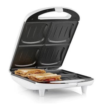 Tristar SA-3065 Tosti-ijzer XL Anti-aanbaklaag Wit, Nieuw