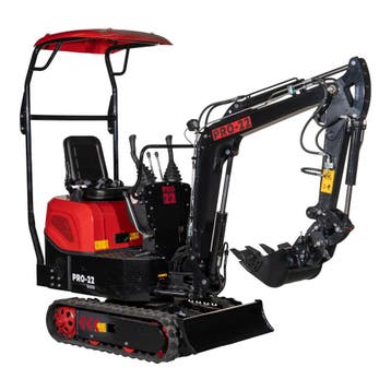 PRO-22 G1000 Minigraver - Benzine - Gewicht 960 Kg - Briggs