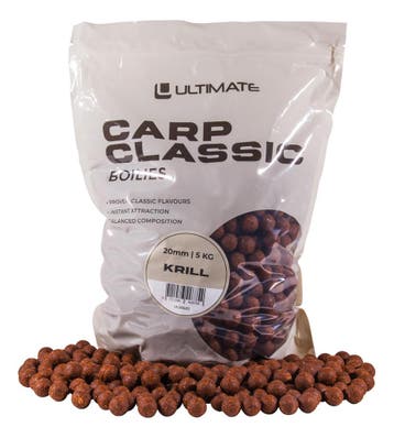 Ultimate Carp Classic Boilies 20mm 5kg - Krill, Verzenden, Nieuw, Overige typen