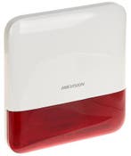 Hikvision DS-PS1-E-WE Buitensirene Rode kap, Ophalen of Verzenden, Nieuw
