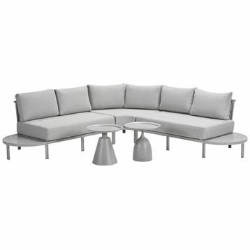 Garden Impressions Queenstown loungeset 5-delig - taupe, Verzenden, Nieuw