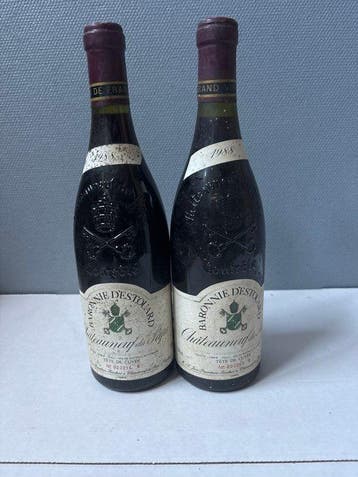 1988 Baronnie dEstournard Chateauneuf du Pape -, Nieuw