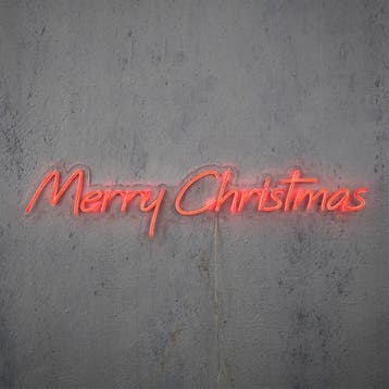 Neon letters | Luca Lighting | Merry Christmas | 20 x 94 cm, Verzenden, Nieuw